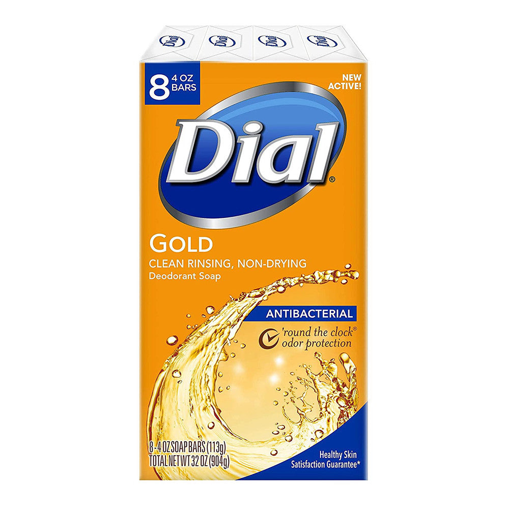 Dial Gold Antibacterial Deodorant Soap Odor Protection 4 Oz